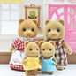 Simulation Forest Reindeer Family Doll Dollhouse Figures Furniture Set DIY Playset Play House Girls Toys Accessories Xmas Gifts