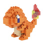 DIY Pokemon Blocks Small Cartoon Mini Building Block Pikachu Charizard Eevee Mewtwo Anime Assemble Action Model Dolls Toys