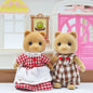 Simulation Forest Reindeer Family Doll Dollhouse Figures Furniture Set DIY Playset Play House Girls Toys Accessories Xmas Gifts