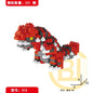 DIY Pokemon Blocks Small Cartoon Mini Building Block Pikachu Charizard Eevee Mewtwo Anime Assemble Action Model Dolls Toys