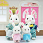 Simulation Forest Reindeer Family Doll Dollhouse Figures Furniture Set DIY Playset Play House Girls Toys Accessories Xmas Gifts