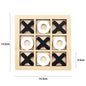 Wooden XO Tic Tac Toe Game Mini Chess Board Interaction Puzzle Training Montessori Educational Toys Gift for Kids Boy Girl
