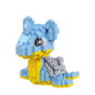 DIY Pokemon Blocks Small Cartoon Mini Building Block Pikachu Charizard Eevee Mewtwo Anime Assemble Action Model Dolls Toys