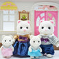 Simulation Forest Reindeer Family Doll Dollhouse Figures Furniture Set DIY Playset Play House Girls Toys Accessories Xmas Gifts