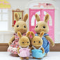 Simulation Forest Reindeer Family Doll Dollhouse Figures Furniture Set DIY Playset Play House Girls Toys Accessories Xmas Gifts