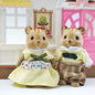Simulation Forest Reindeer Family Doll Dollhouse Figures Furniture Set DIY Playset Play House Girls Toys Accessories Xmas Gifts